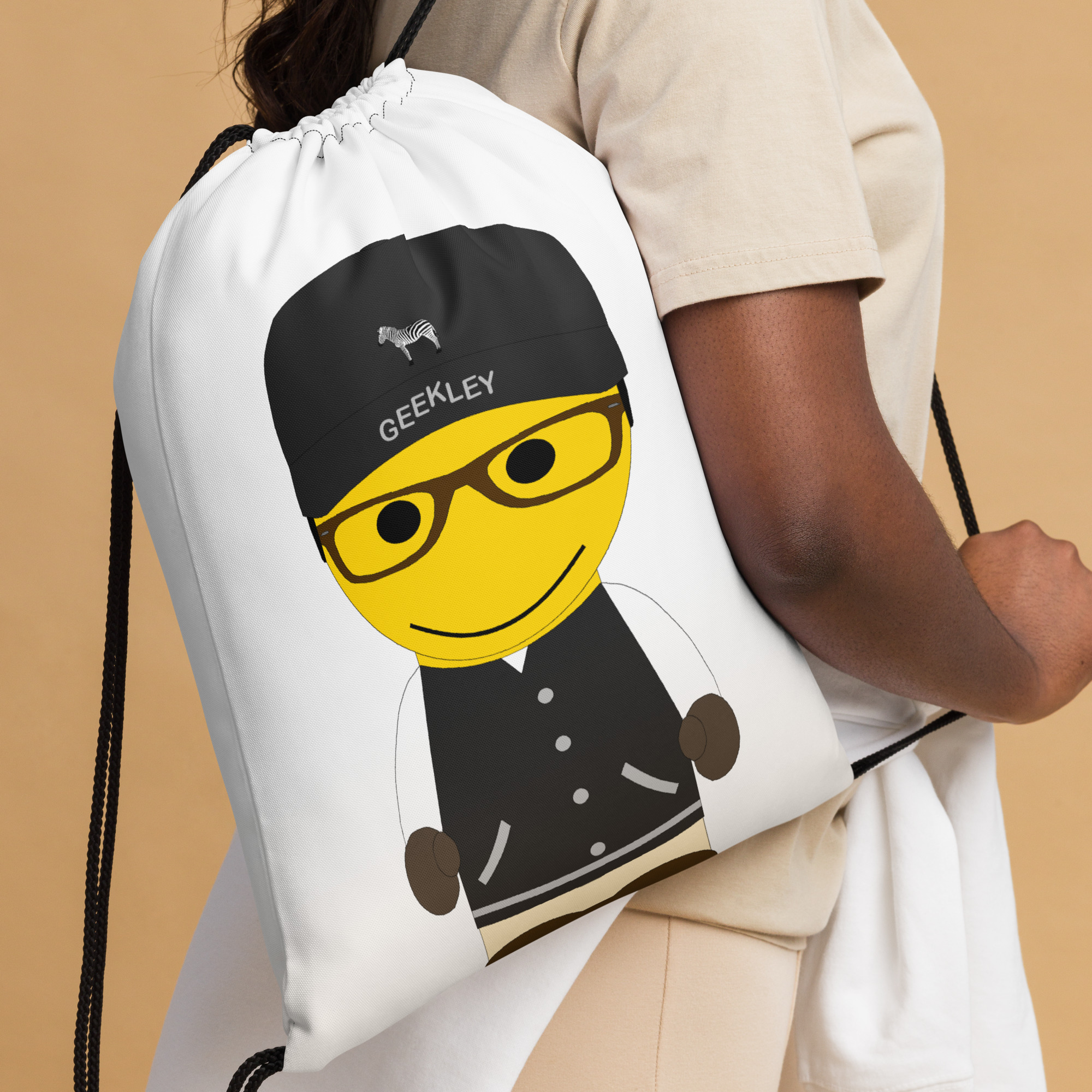 Sac à cordon (COLCAP-LOG001-BLA002)