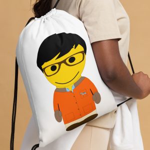 Sac à cordon (FORORA-LOGCC1-BLU001)