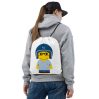 Sac à cordon (CHECAR-LOGBIK-BLUBLU1)