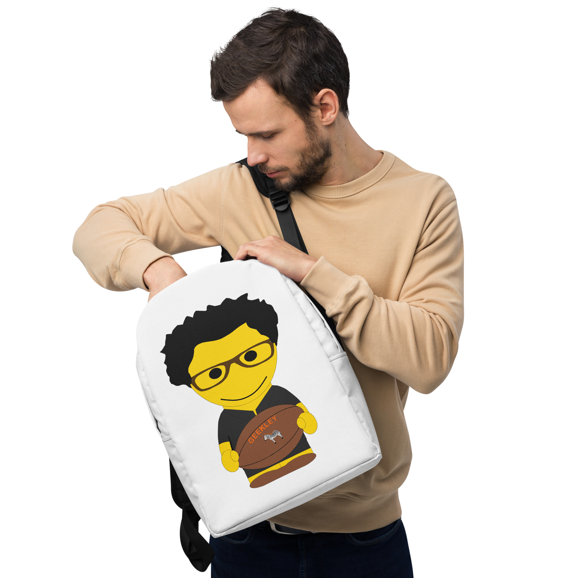 Sac à dos minimaliste (RUG001-ALLBLA-LOG001)