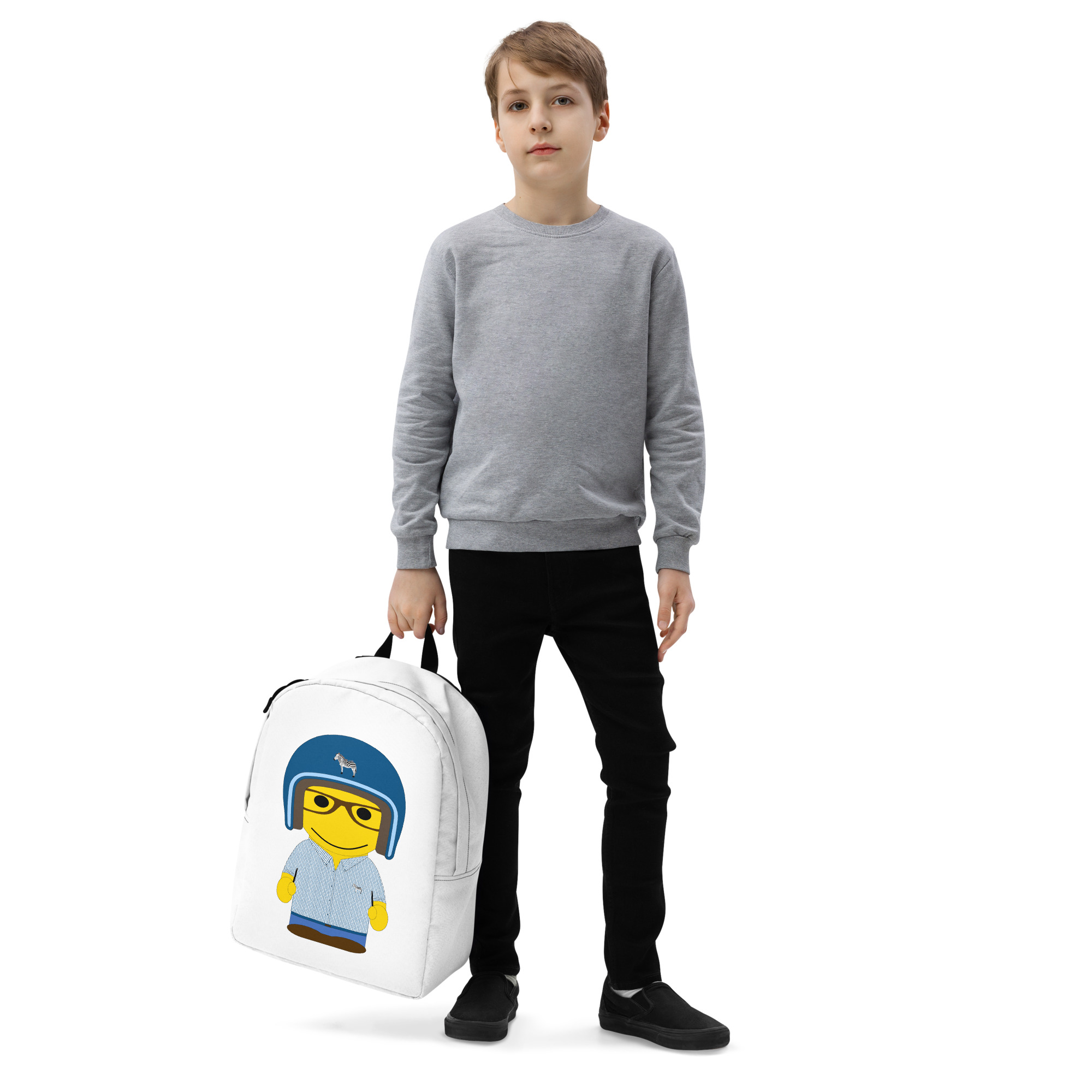 Sac à dos minimaliste (CHECAR-LOGBIK-BLUBLU1)