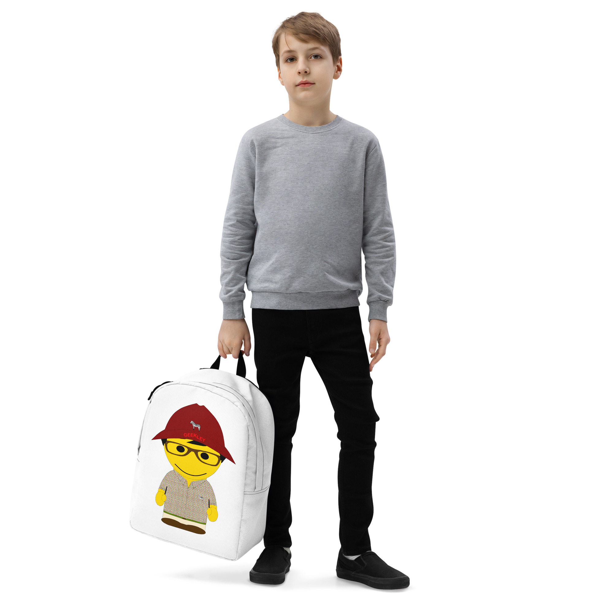 Sac à dos minimaliste (CHECAR-LOGBOB-REDBDX1)