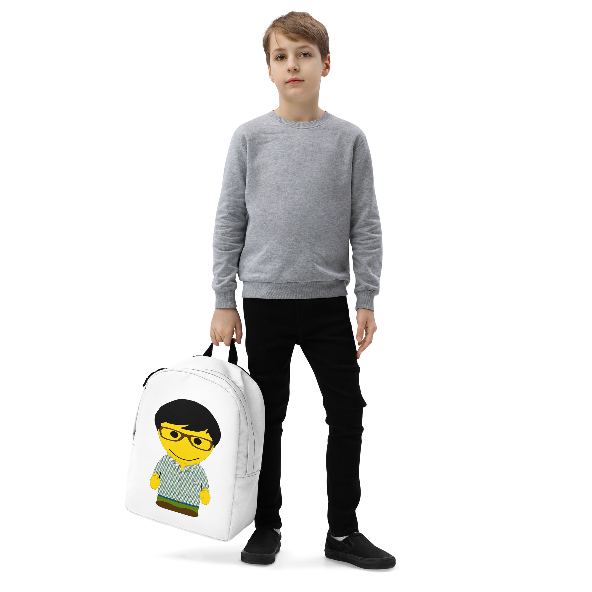 Sac à dos minimaliste (CHECAR-LOGCC1-BLUVER2)