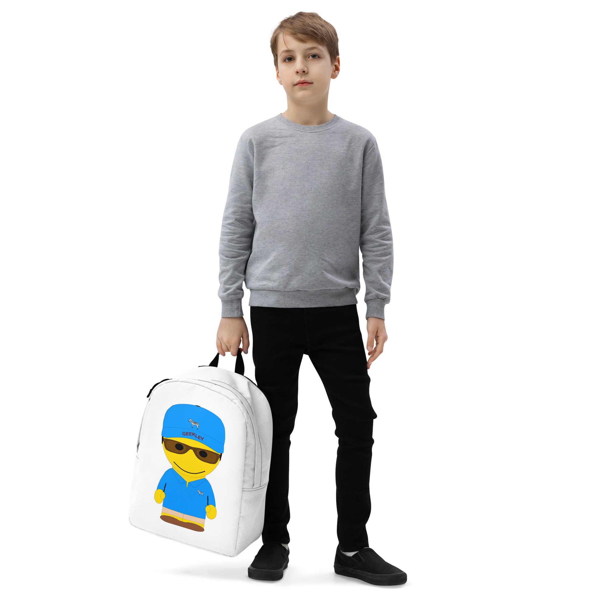 Sac à dos minimaliste (POLUNI-LOGBLU-CAP001)