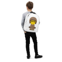 Sac à dos minimaliste - "College" - Dorian - bordeaux