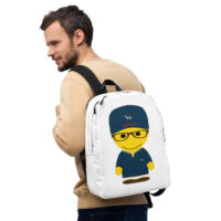 Sac à dos minimaliste - polo laine marine - Charles
