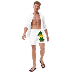 Short de bain recyclé (COLBOB-LOG001-VER001)