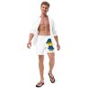 Short de bain recyclé (COLBOB-LOG001-BLU001)