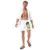 Short de bain recyclé (CHECAR-LOGBIK-BLUBLU1)