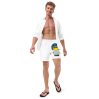 Short de bain recyclé (CHECAR-LOGBIK-BLUBLU1)