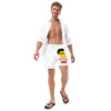 Short de bain recyclé (CHECAR-LOGCC2-BEIRED1)