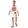 Short de bain recyclé (CHECAR-LOGCC2-BEIRED1)