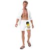 Short de bain recyclé (CHECAR-LOGCAP-BLAMOU1)