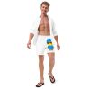 Short de bain recyclé (POLUNI-LOGBLU-CAP001)