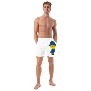 Short de bain recyclé (COLBOB-LOG001-BLU001)