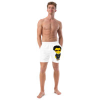 Short de bain recyclé - sweatshirt noir - Fitzgerald
