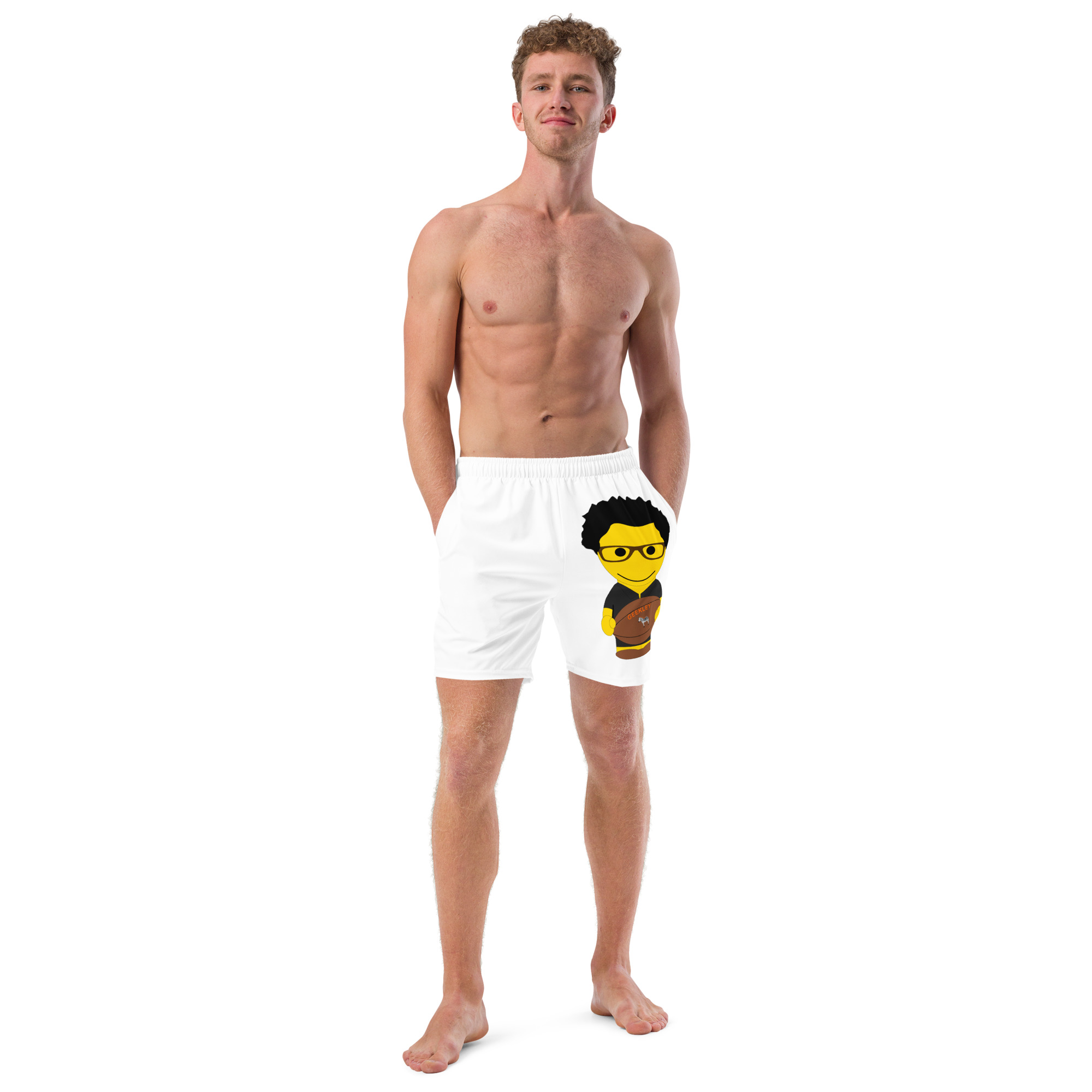 Short de bain recyclé (RUG001-ALLBLA-LOG001)