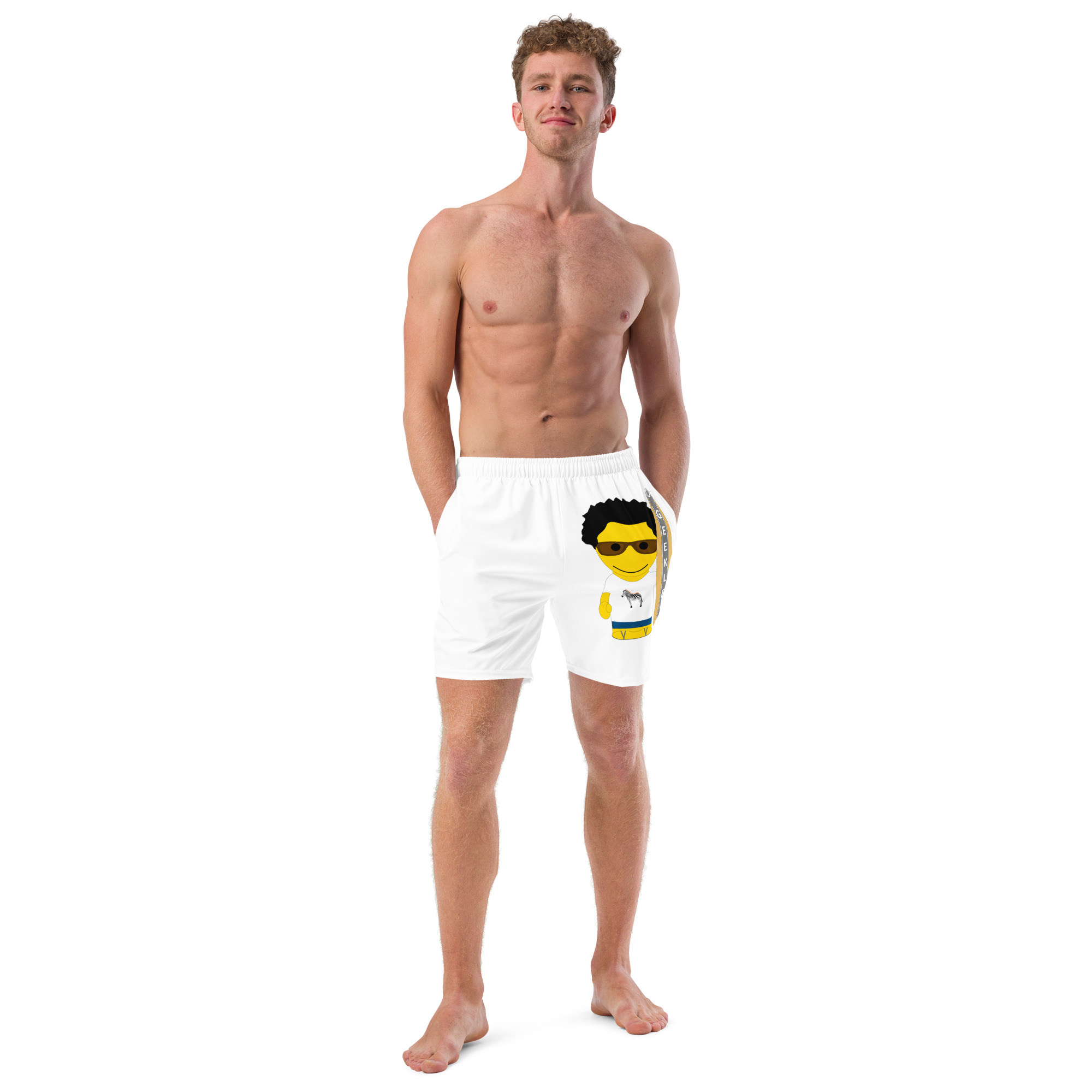 Short de bain recyclé (SPOSUR-NAV001-GRE001)