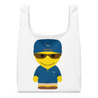 Sac de courses - été - Charles - polo uni marine