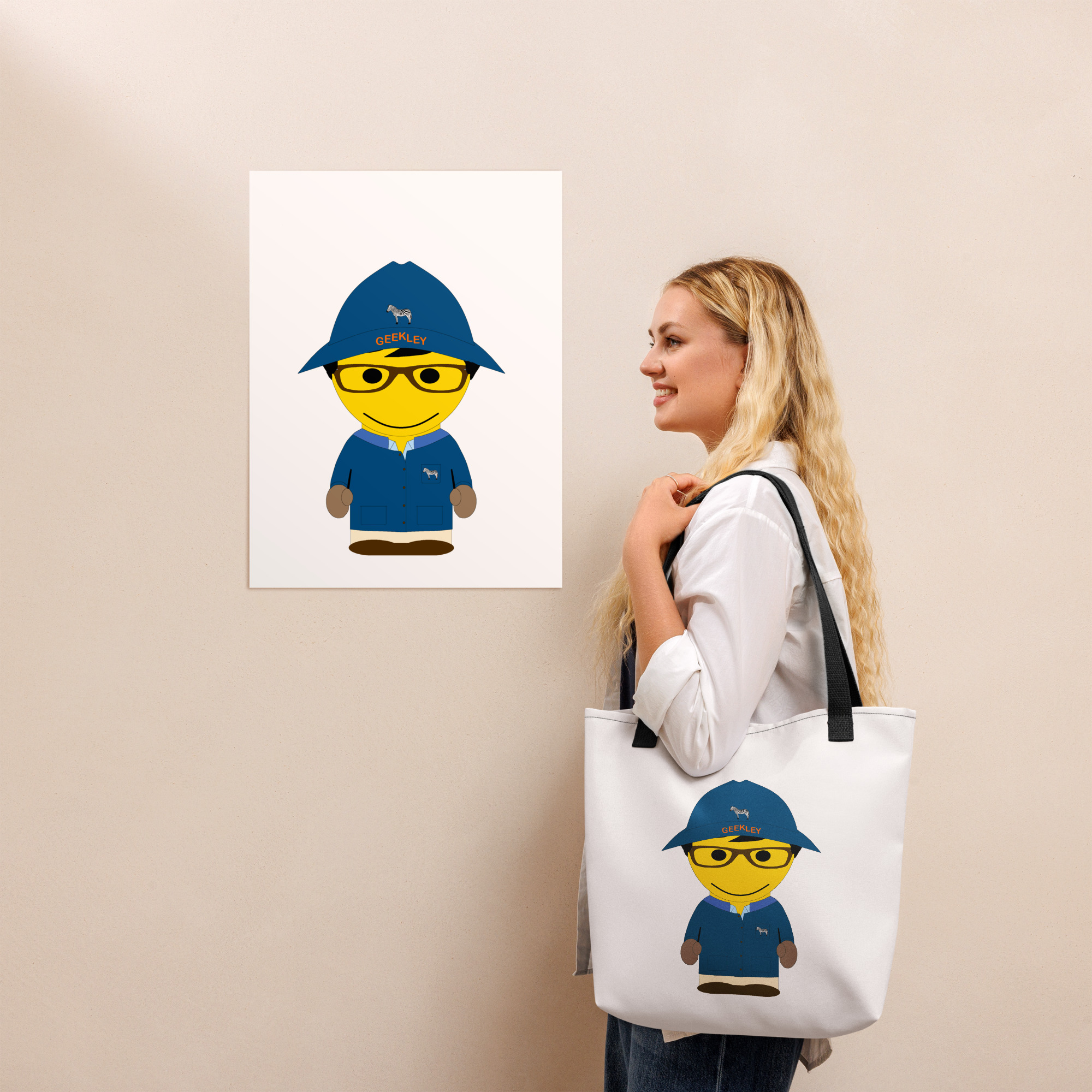 Tote bag (FORNAV-LOGBOB-BLU001)