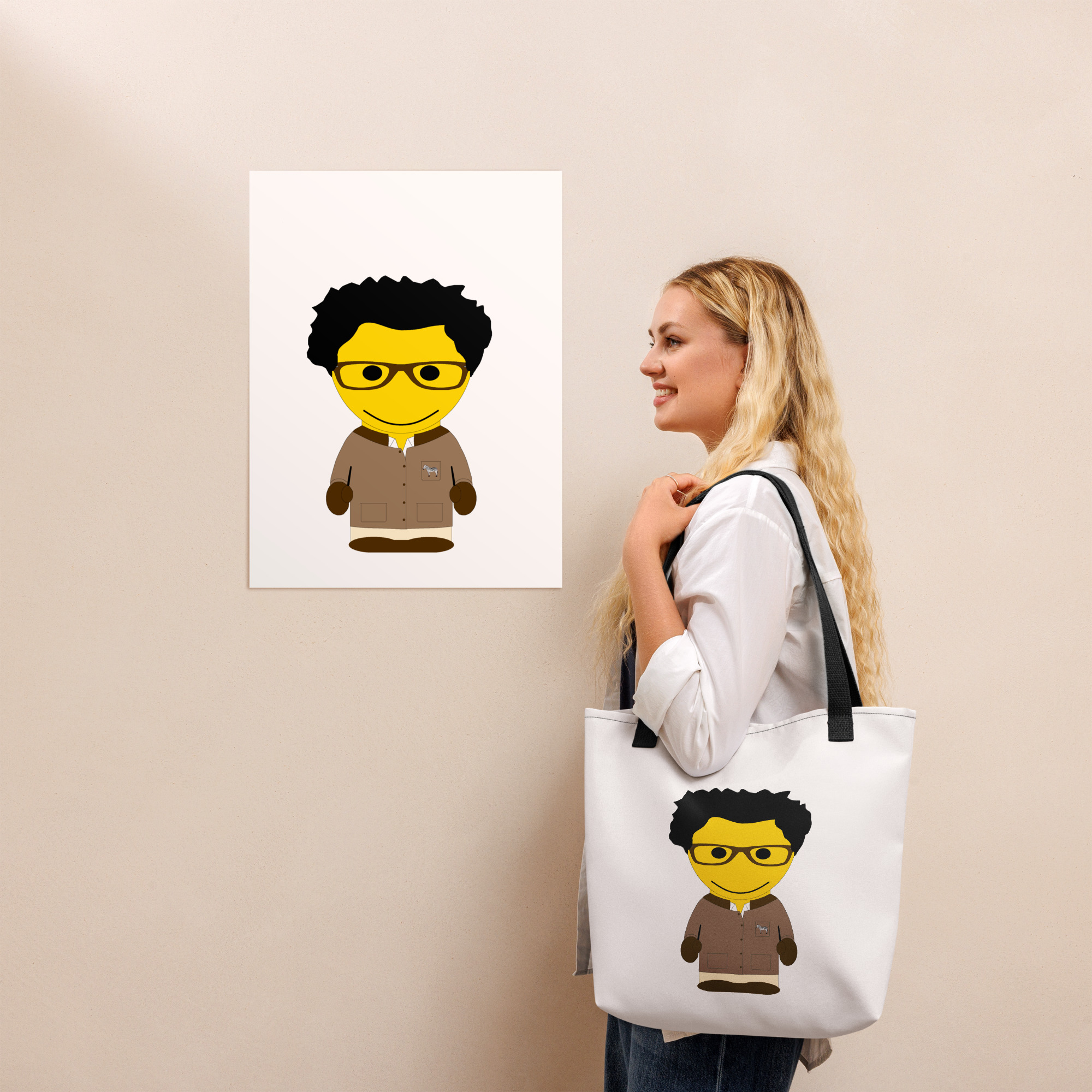 Tote bag (FORBEI-LOGCC2-WHI001)