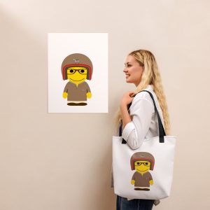 Tote bag (POLBIK-LOGCAM-RAY001)