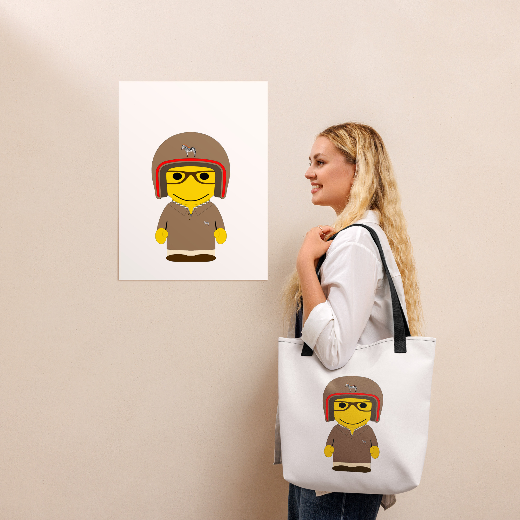 Tote bag (POLBIK-LOGCAM-RAY001)