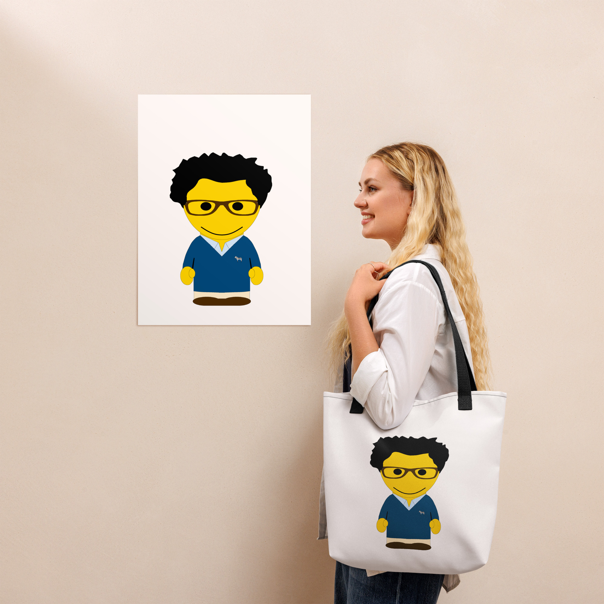 Tote bag (COVCC2-LOGBLU-CIE001)