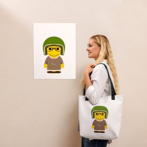 Tote bag (CORBIK-LOGCAM-ROS001)