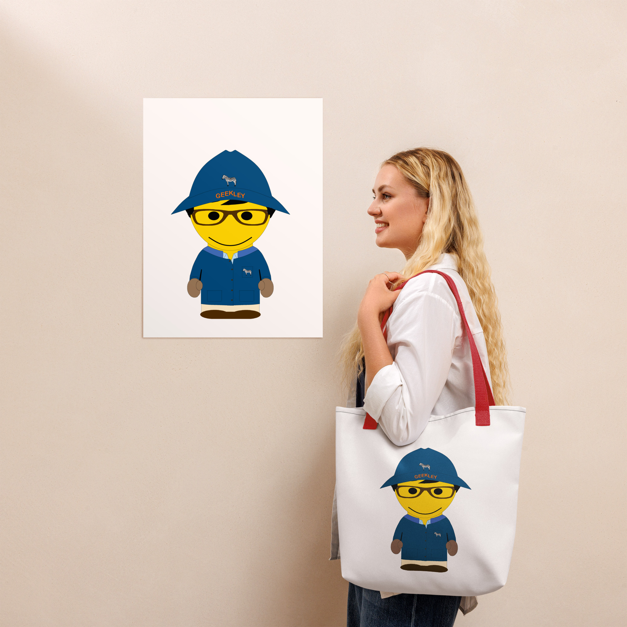Tote bag (FORNAV-LOGBOB-BLU001)