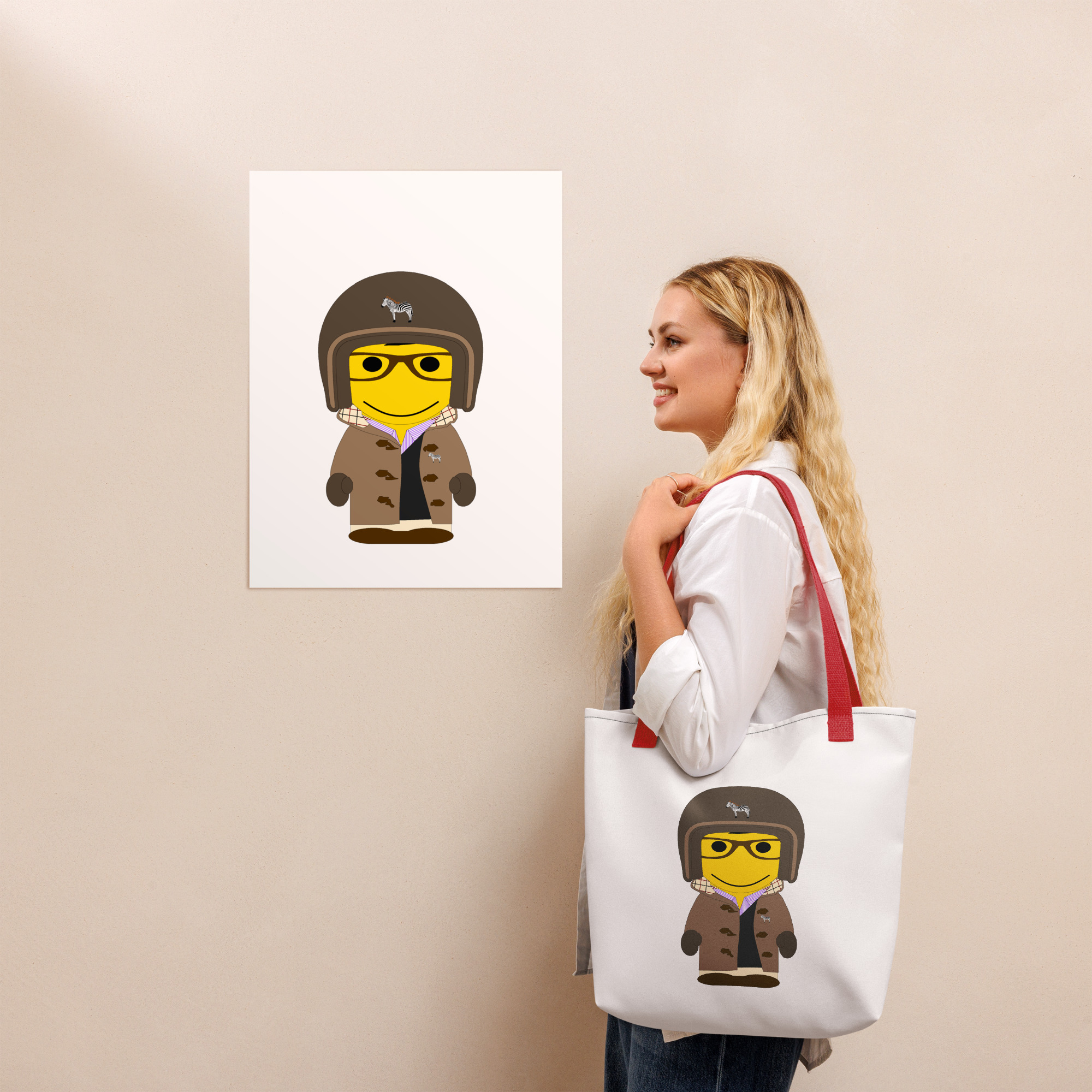 Tote bag (DUFBIK-COVBLA-LOG003)