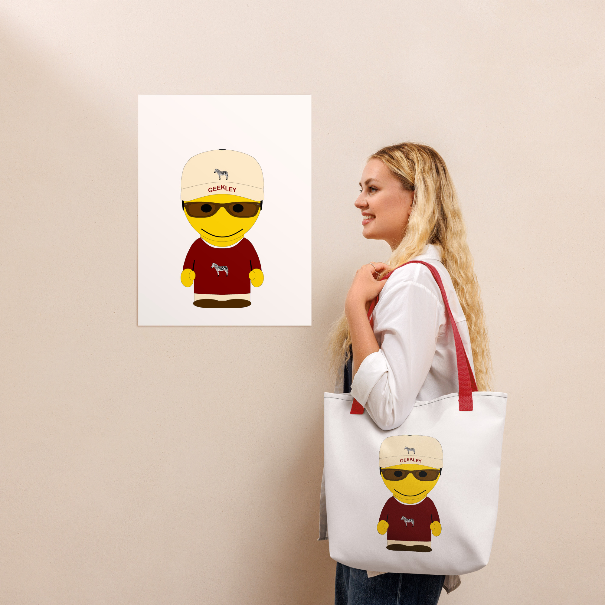 Tote bag (SWECAP-TSHBDX-BEI001)