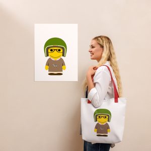 Tote bag (CORBIK-LOGCAM-ROS001)