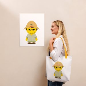 Tote bag (CHECAR-LOGBOB-BEIVER2)