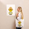 Tote bag (CHECAR-LOGBOB-BEIVER2)