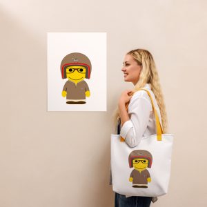 Tote bag (POLBIK-LOGCAM-RAY001)