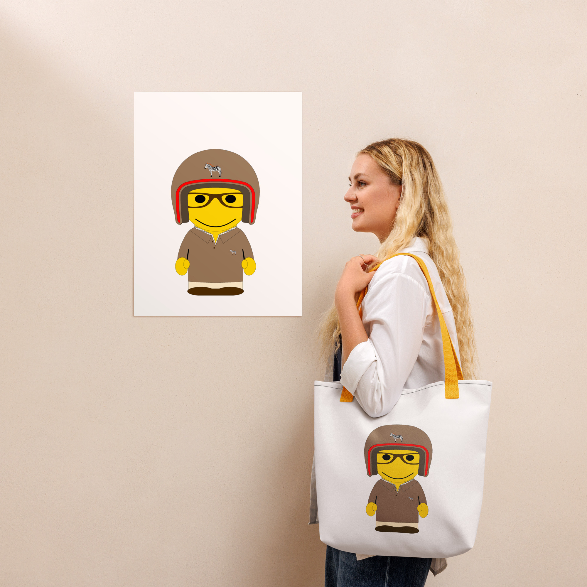 Tote bag (POLBIK-LOGCAM-RAY001)