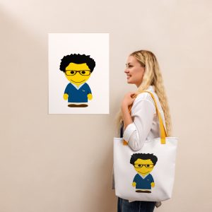 Tote bag (COVCC2-LOGBLU-CIE001)