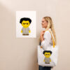 Tote bag (CHECAR-LOGCC2-BLAMOU2)