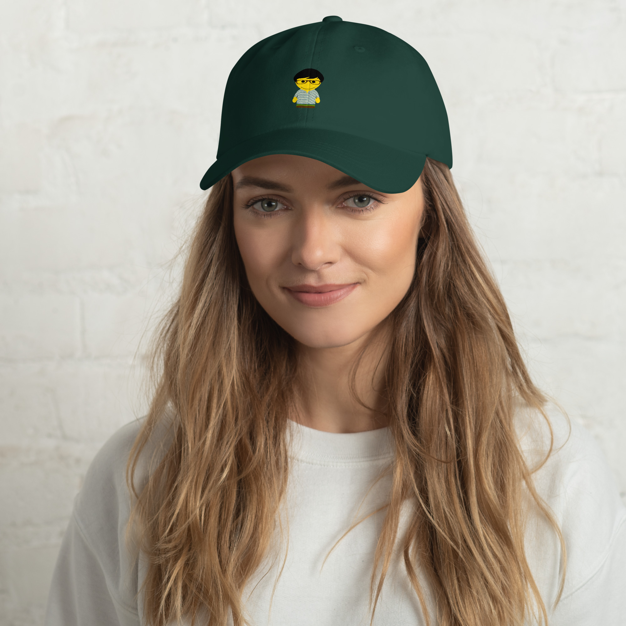 Casquette de baseball (CHECAR-LOGCC1-BLUVER2)