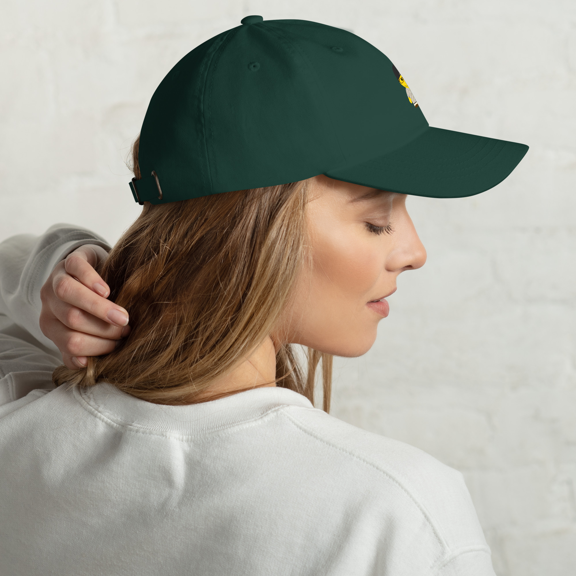 Casquette de baseball (CHECAR-LOGCAP-BLAMOU1) – Image 13
