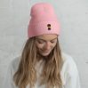 Bonnet à revers (COLCAP-LOG001-BLA002)