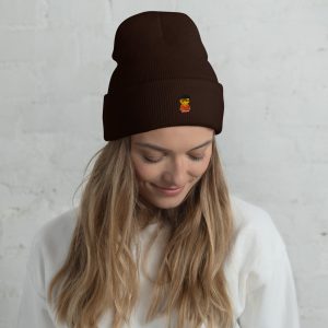 Bonnet à revers (FORORA-LOGCC1-BLU001)