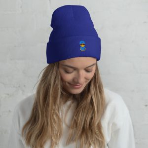 Bonnet à revers (POLUNI-LOGBLU-CAP001)