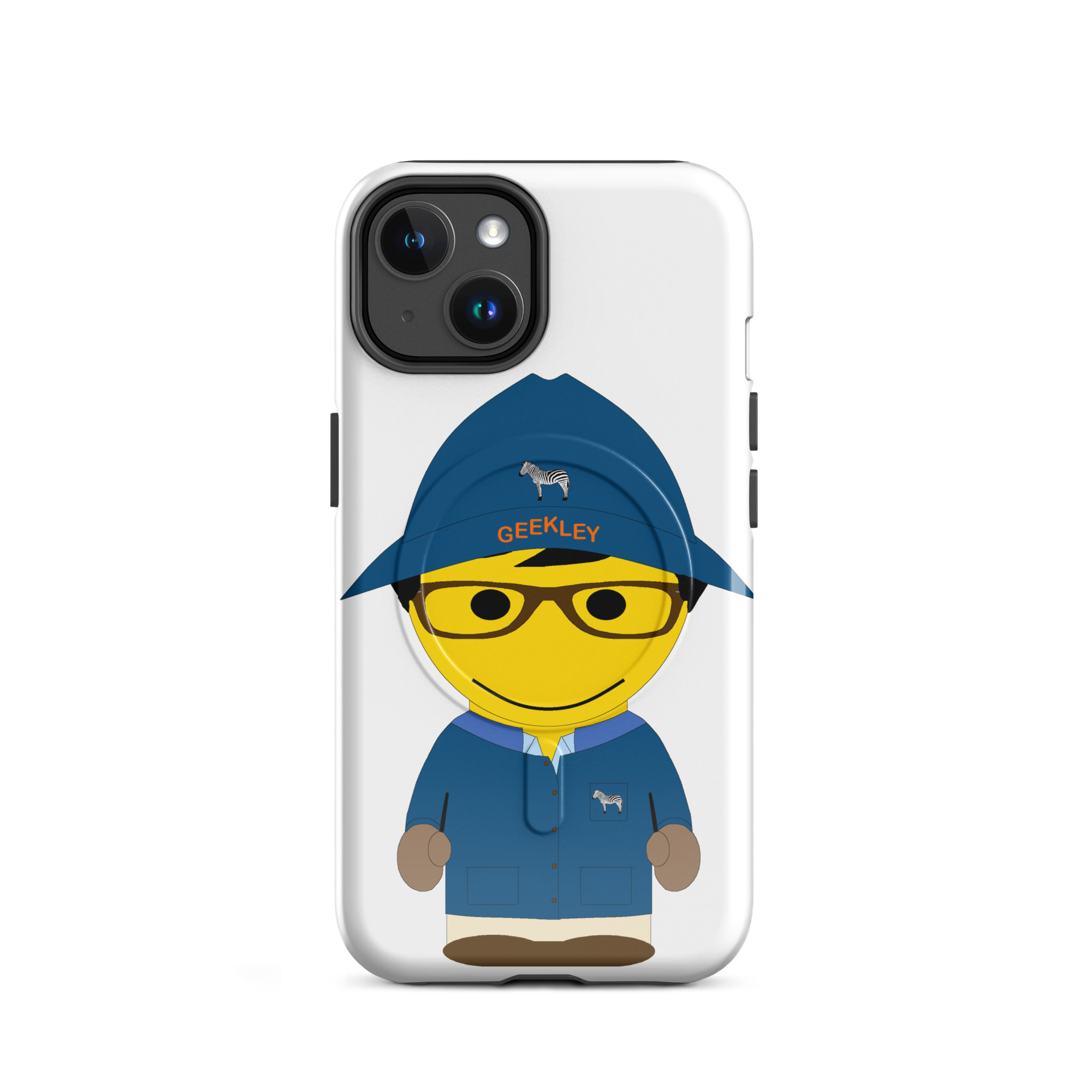Coque iPhone® (MagSafe®) - (FORNAV-LOGBOB-BLU001)