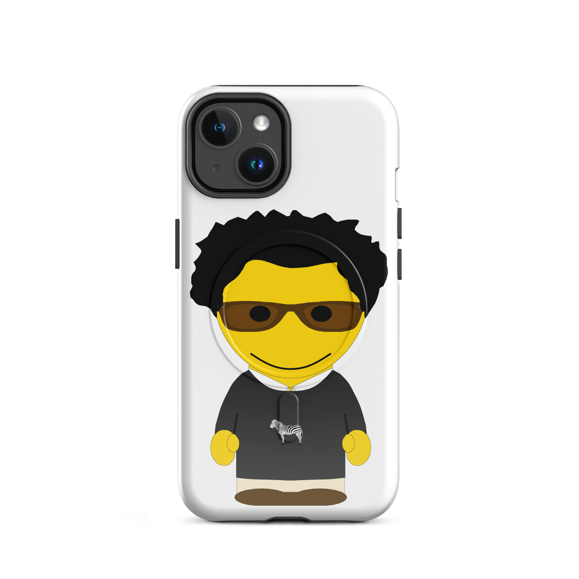Coque iPhone® (MagSafe®) - (SWECC2-POLBLA-WHI001)