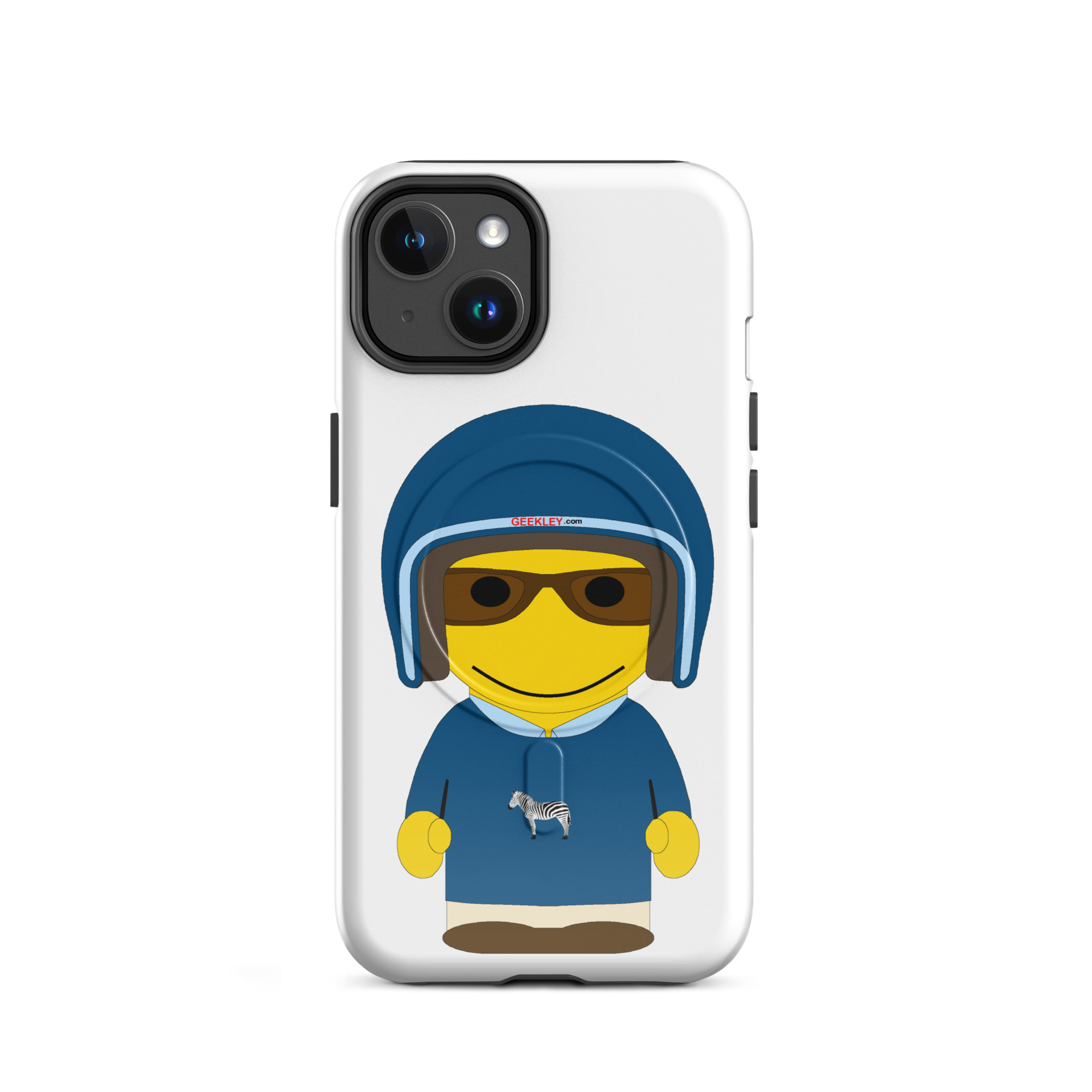 Coque iPhone® (MagSafe®) - (SWEBIK-POLBLU-CIE001)