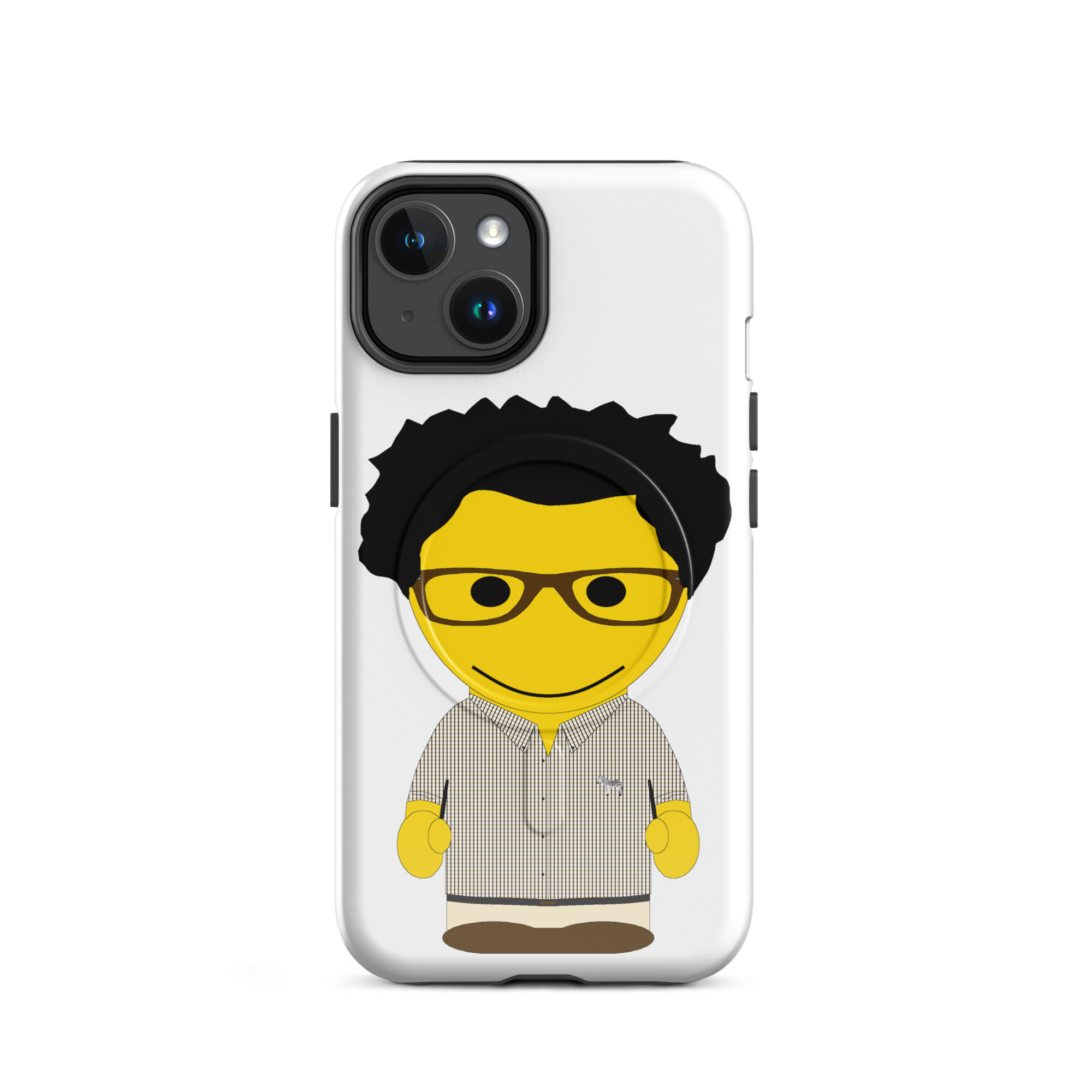 Coque iPhone® (MagSafe®) - (CHECAR-LOGCC2-BLAMOU2)