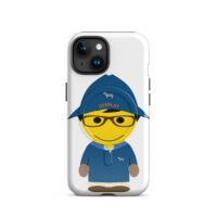 Coque iPhone® (MagSafe®) - veste forestière marine - Edgar