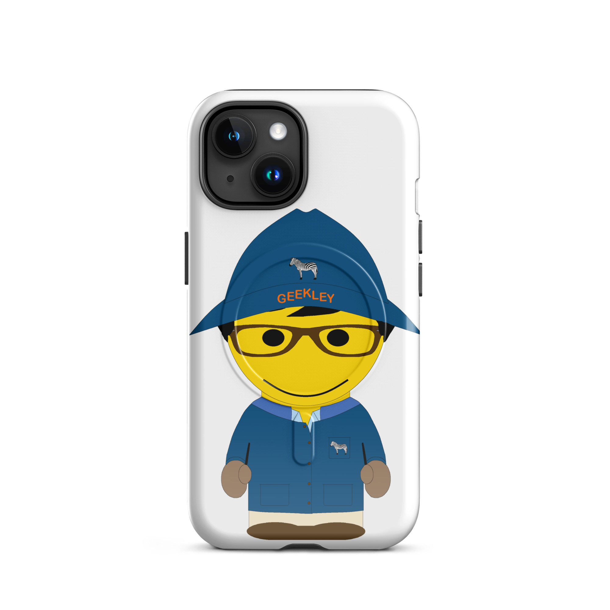 Coque iPhone® (MagSafe®) - (FORNAV-LOGBOB-BLU001)